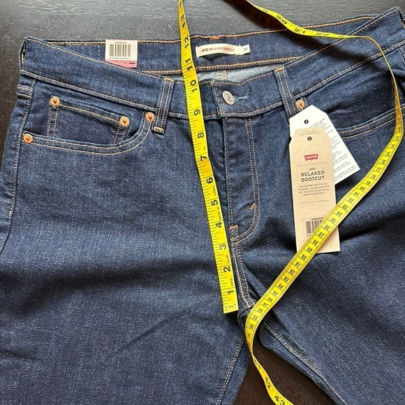 Levi's womens 415 relaxed bootcut Blue Jeans - Picture 6 of 9